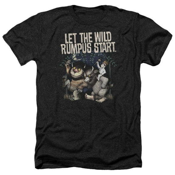 Where The Wild Things Are - Wild Rumpus - Heather Short Sleeve Shirt - XXX-Large