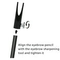 thumbnail image 3 of Eyebrow Pencil Shaper with Storage Box, Slim & Delicate Lines, Prevent Waste, Safe,  Alloy, 3 of 7
