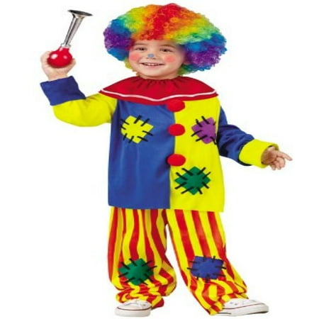 Fun World Costumes Baby Girl's Big Top Clown Toddler Costume Yellow Large