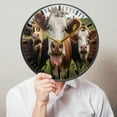 thumbnail image 5 of Funny Cows Wall Clock Silent Non-Ticking Round 12 Inch Quartz Battery Operated Wall Clock for Kitchen,Bedroom,School,Living Room Home Decor, 5 of 7