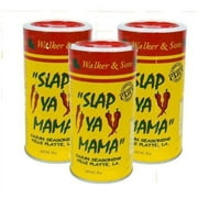 Slap Ya Mama Original Blend Seasoning, THREE 8-Ounce Canisters,Pack of 3