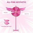 thumbnail image 2 of WinSpin Roue de Prix Double Usage 24 Pouces pour Table Ou Sol, Tournant Fortune Rose, 2 of 10
