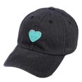 thumbnail image 1 of Love Heart Applique Baseball Hat for Girl Long Brims Soft Baseball Hat Women Sunproof Peaked Hat Adjust Sports Hat Purple, 1 of 4