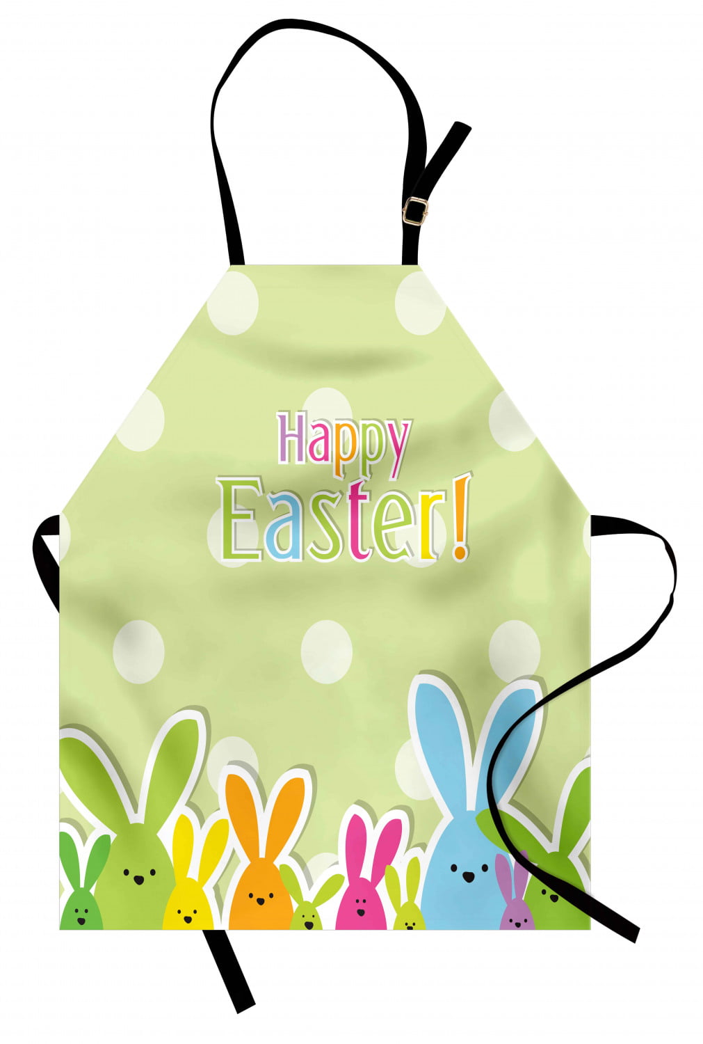 Cartoon Apron Rabbit for Kitchen Double Pocket Household Supply ASSORTED COLORS 