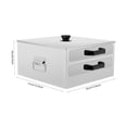 thumbnail image 3 of 2 Layer Rice Noodle Rolls Machine, Rice Noodle Roll Food Steamer with Extra Tray, Guangdong Changfen Cantonese Cuisine Household Cookware, 3 of 15