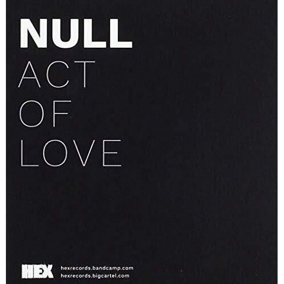 Null - Act Of Love - Music & Performance - CD