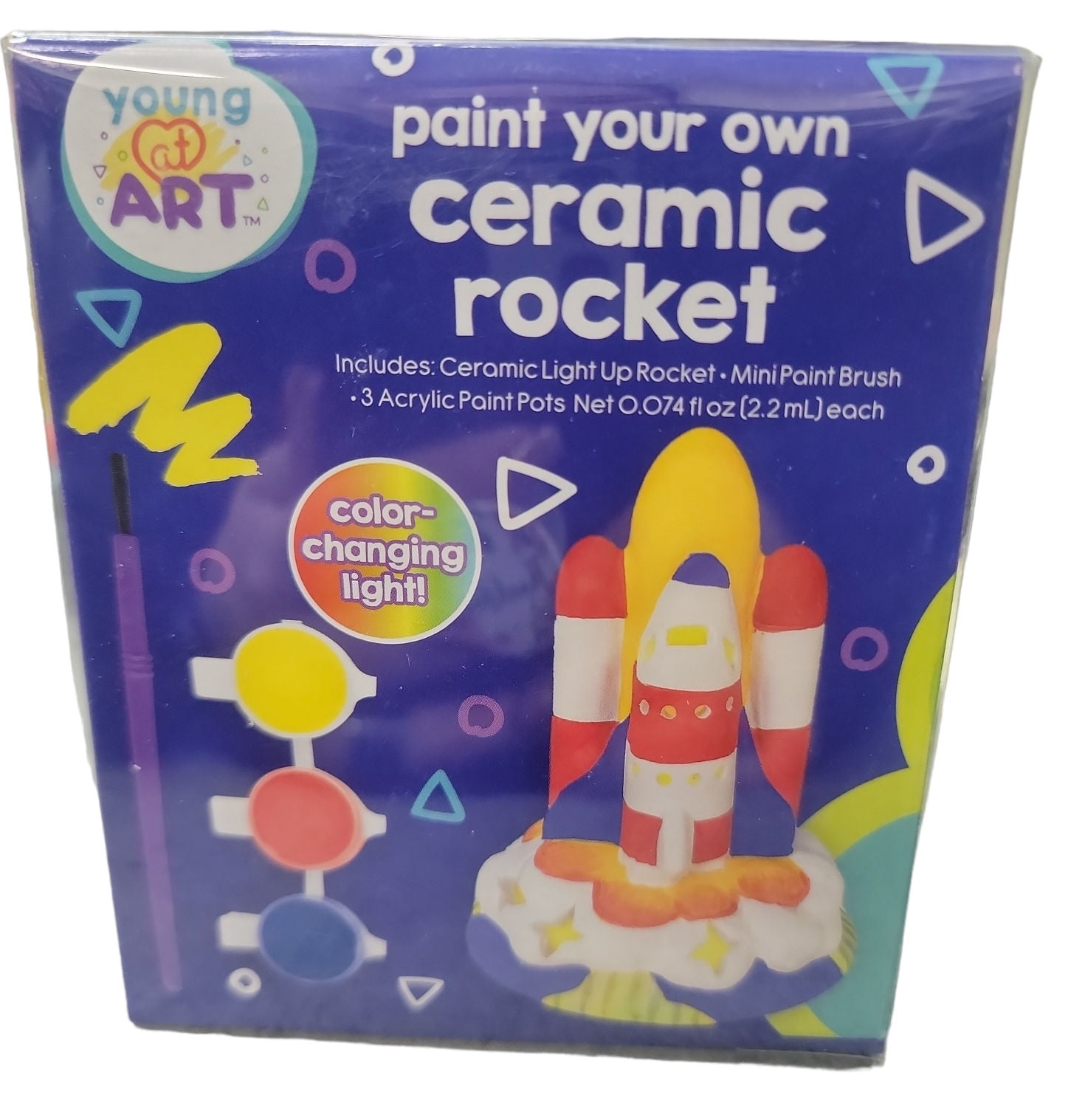 Paint Your Own Rocket Lamp Craft Kit, Arts & Crafts Kit for Kids Ages –  WoodArtSupply