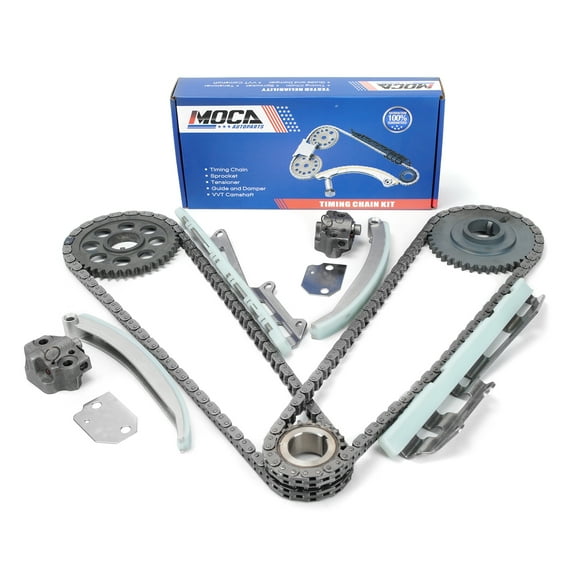 MOCA AUTOPARTS Timing Chain Kit Fit for 96-99 Ford Crown Victoria & 97-00 Ford Expedition & 97-01 Ford F-150 & 96-00 for Lincoln Town Car & 96-97 Mercury Cougar