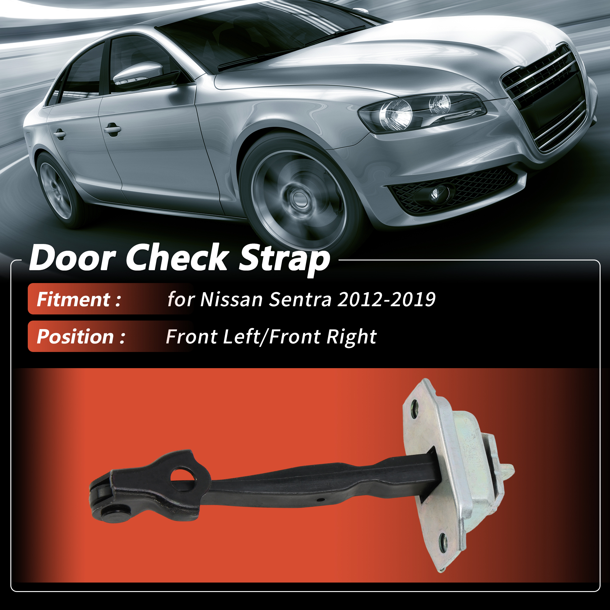 Unique Bargains 804303RA0A L/R Door Check for Nissan Sentra 2012-2019
