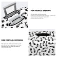 thumbnail image 5 of Balery Luggage Cover Fish Bone Print Suitcase Covers for Luggage Elastic Washable Suitcase Protector Fits 18-32 Inch Luggage-X-Large, 5 of 9