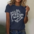 thumbnail image 2 of Womens Bullying Awareness T-Shirt Be A Buddy Not A Bully Hand Positive Message Printed Tees Positive Inspirational Tops, 2 of 5