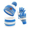 thumbnail image 5 of Children Winter Hat Scarf and Gloves Warm Protective Knitted Hat Set, 5 of 5