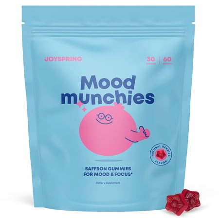 JoySpring Saffron Gummies for Kids Mood Supplement Support