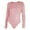 16Pink, variant on Crew Neck Bodysuit for Women Second-skin Feel Thong T-shirt Body Suits Tops
