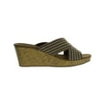 thumbnail image 3 of Skechers Womens Call Beverlee-Delighted Slip On Open Toe Wedge Sandals, 3 of 3