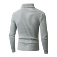 thumbnail image 5 of GuangCheng Mens Sweaters, Slim Fit Kintted Turtleneck Pullover Texture Thick Warm Tops Sweaters for Fall Winter, 5 of 8