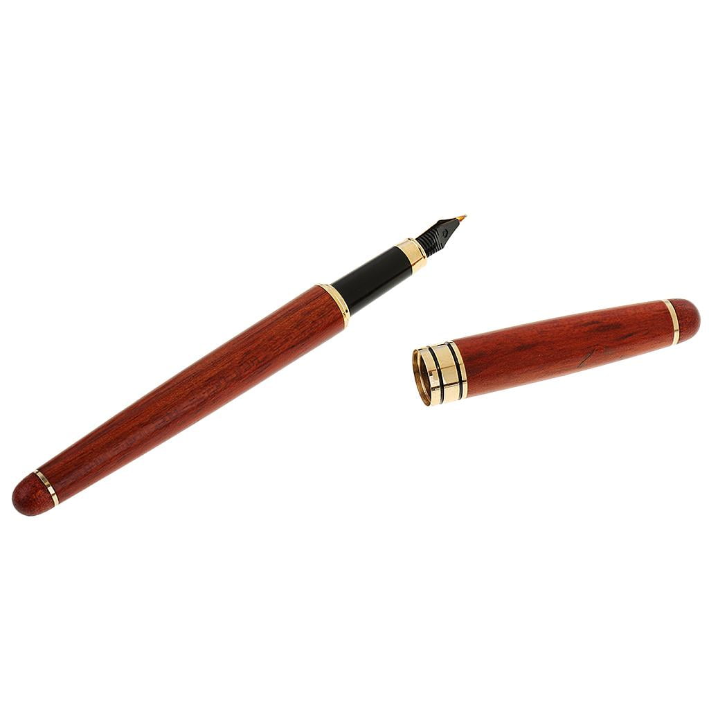 Portable Retro Rotary Sandalwood Wooden Ballpoint Pen Natural Solid Wood  Pens for Writing School Office Supplies Teacher Gifts - AliExpress