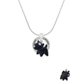 thumbnail image 2 of Delight Jewelry Resin Black Bull Terrier Dog Laugh Ring Charm Necklace, 18", 2 of 4