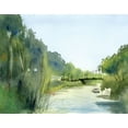 thumbnail image 2 of Shefranov, Olga 24x20 White Modern Wood Framed Museum Art Print Titled - Creek, 2 of 4