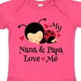 thumbnail image 4 of Inktastic Nana and Papa Love Me Baby Boys or Girls Baby Bodysuit, 4 of 5