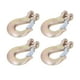 thumbnail image 5 of Gancho deslizante de horquilla de 4 piezas, gancho de remolque de seguridad de acero forjado de alta resistencia dorado de 4300 libras y 5/16 pulgadas, 5 of 9