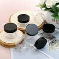 thumbnail image 3 of ACDANC 20Pcs Small Travel Cosmetic Containers, Leak-Proof Plastic Containers with Sealed Lids, Wide-Mouth Storage Containers, Clear Empty Storage Jars, for Slime Lotions Scrubs Bath Salt 2oz, 3 of 6
