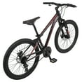 thumbnail image 3 of Schwinn Sidewinder Mountain Bike; 24-Inch wheels, 21-speeds, Black / Red, 3 of 7