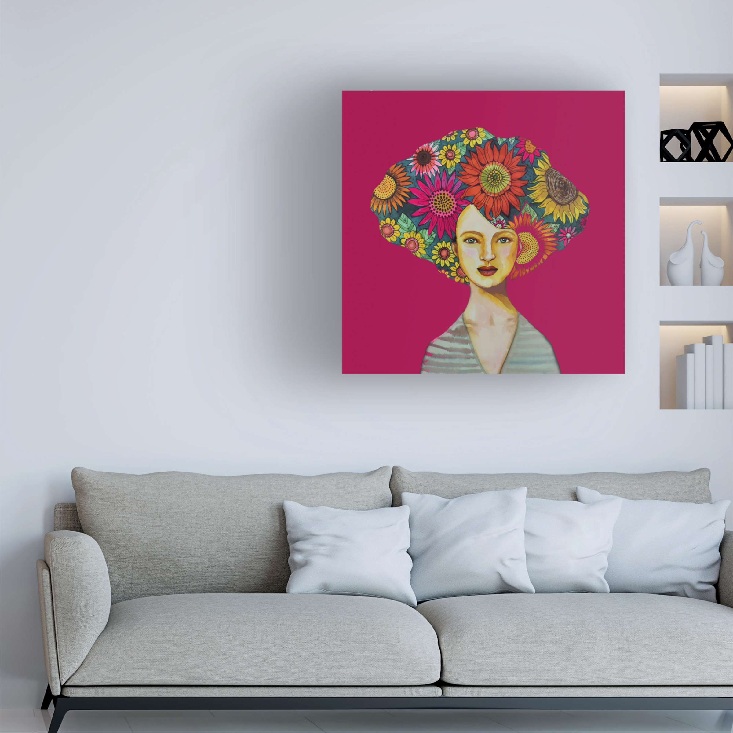 Sylvie Demers 'Tournesols' Canvas Art
