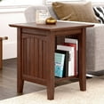thumbnail image 2 of Atlantic Furniture Table d'Appoint Carrée Nantucket 20 Pouces en Ambre Brûlé, 2 of 5