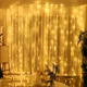 thumbnail image 2 of Guirnalda de luces LED para decoración navideña, guirnalda de luces para dormitorio, cortina de luces con control remoto, 2 of 5