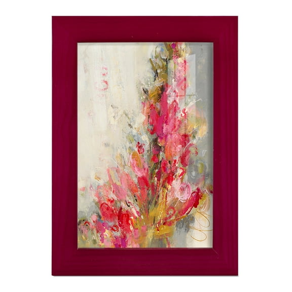 Flip Side - Framed Print w/glass - Cherry Red