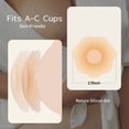 thumbnail image 6 of Niidor Sticky Silicone Adhesive Pasties Nipple Covers for Women, 4 Pairs with Case, 6 of 8