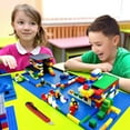 thumbnail image 2 of Classic Baseplates, 12 Pack Square 32x32 Stud Building Base, 10"×10" Large Building Board Base Plates, 100% Compatible with All Major Brands, Build and Display Board Set - Grey/Green/Blue, 2 of 7