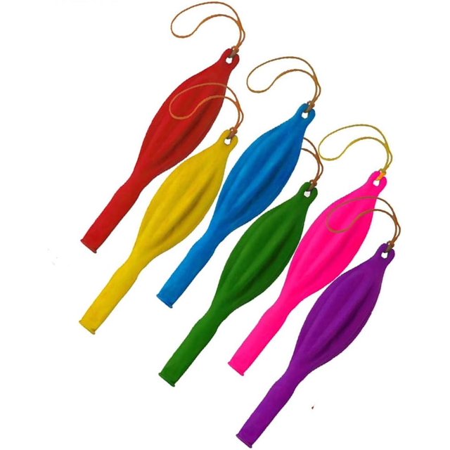 Globos perforados de 50 piezas: globos perforados de neón de colores surtidos para niños, fiestas, bodas, globos divertidos JAMW Sencillez