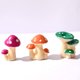 thumbnail image 5 of Simulación de conjunto de hongos, micropaisaje, dibujos animados, adornos creativos de hongos, accesorios para manualidades de resina, 5 of 5