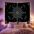 thumbnail image 2 of Celestial Mandala in a Night Sky, Mystical Boho for Boho Decor Lovers, Mystical Wall Art, Housewarming Gift Tapestry Wall Hanging for Bedroom, Living Room and Dorm, 2 of 7
