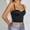 Black#001, variant on Womens Tops Corset Top Bustier Tight Fitting Tank Suspender Solid Short Fashion Tank Top for Women