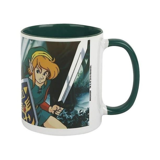 The Legend Of Zelda - Taza The Lost Woods (Verde, Blanco, Amarillo)