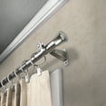 thumbnail image 3 of 13/16" Dia Bay Window curtain rod, Adjustable 20"-36", 38"-72" - Satin Nickel,(AWI-Bay-15), 3 of 3