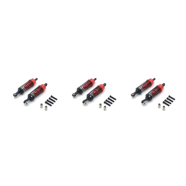 Vogacara 2 piezas RC Car Shock Absorber Springs Amortiguador Actualización de juguete Accesorios modificados Reemplazo de piezas de repuesto Type1 NO1