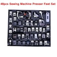 thumbnail image 1 of 48pcs Domestic Sewing Machine Foot Presser Set Sewing Supplies Accessories Tools, 1 of 6