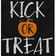 thumbnail image 2 of Kick or Treat Pumpkin Halloween Pun Women's Maternity T Shirt Tee Brisco Brands L, 2 of 7