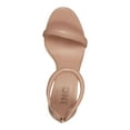 thumbnail image 3 of INC Womens Beige Ankle Strap Padded Sassia Round Toe Block Heel Zip-Up Heeled Sandal 8.5 M, 3 of 4