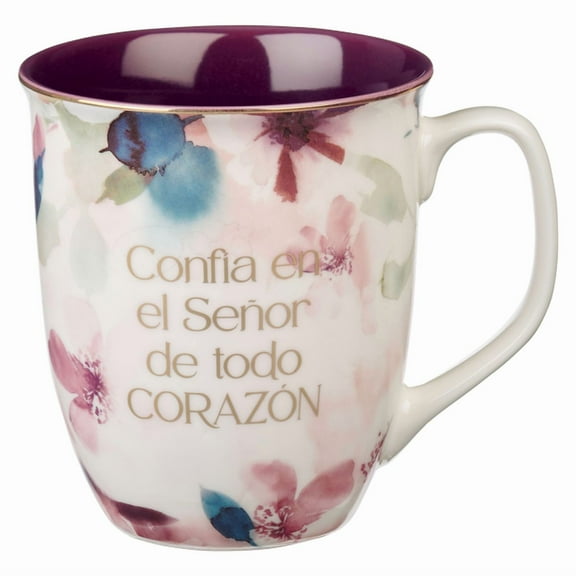 Christian Art Gifts Taza Grande de CerÃ¡mica Para CafÃ© Y TÃ© Para Hombres Y Mujeres: ConfÃ­a En El SeÃ±or VersÃ­culo BÃ­blico , (Hardcover)