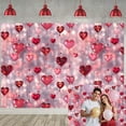 thumbnail image 2 of Valentines Day Backdrop, Pink Red Glitter Heart Valentines Photo Backdrops for Photography, Galentines Day Photography Backdrop Banner, Wedding Anniversary Party Girl Birthday Decor Supplies,7X5ft, 2 of 5