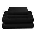 thumbnail image 1 of Juego de Sabanas Kyuden Home Tacto Algodón Negro Matrimonial, 1 of 6