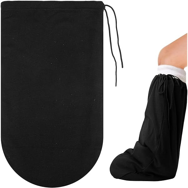 WAYAN21" x 12.5" Leg Cast Cover- Below the Knee Leg Cast Sock Cover- Warm Foot Cast Sleeve- Plaster Stocking Protective