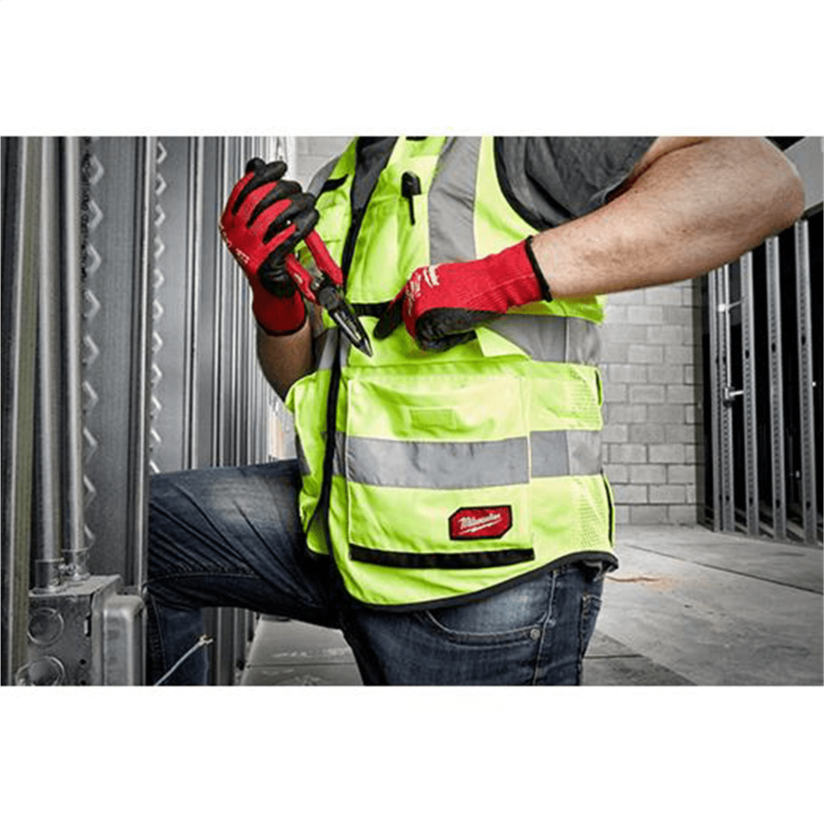 Milwaukee Tool Hi Vis Orange Prfrm Sfty Vest - S/M
