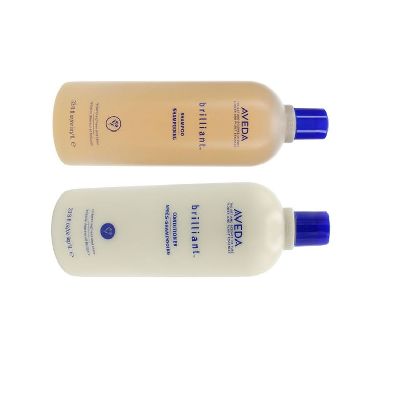 Aveda Brilliant Shampoo & Conditioner For All Hair Types 1l/33.8oz