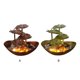 thumbnail image 5 of Moyic Fuente de de agua corriente de hoja de loto de decoración del hogar de lujo de metal con estilo único de luces LED Decoración del hogar bronce, 5 of 6